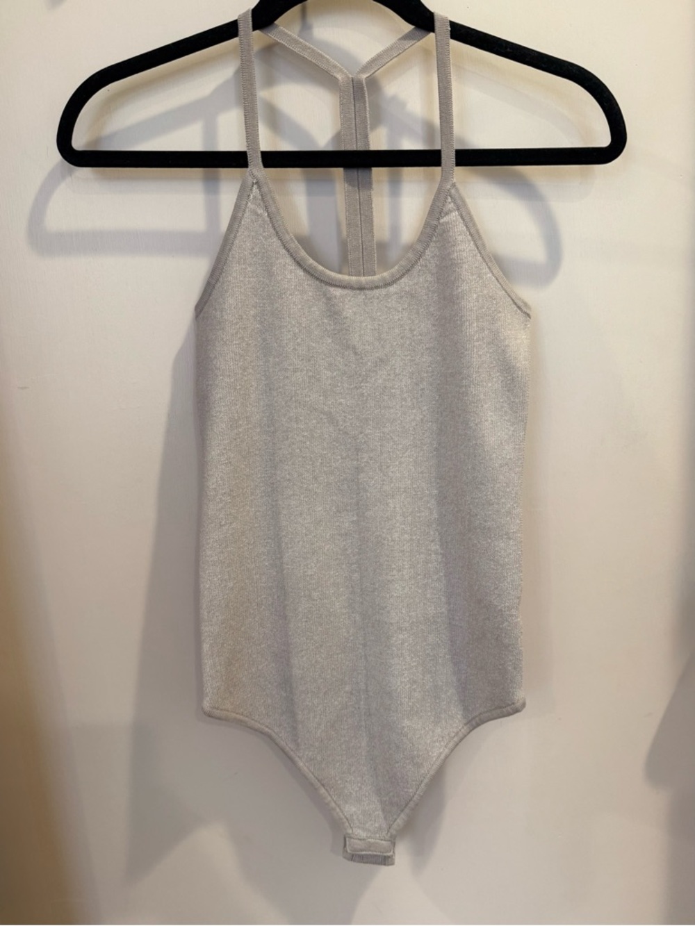 Wayf Beige Knit Bodysuit